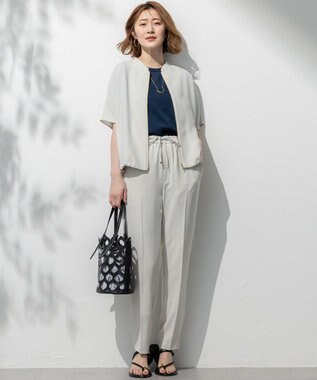 23区 【Oggi6月号掲載】Ratti ドローイング ペイズリー プリント コンビ バッグ ブラック系