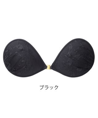 BRADELIS New York 【NuBra / ボリュームアップ】パテッドヌーブラ オレリー 蒸れにくい バックレス コレクション デザインヌーブラ 正規品 ブラック