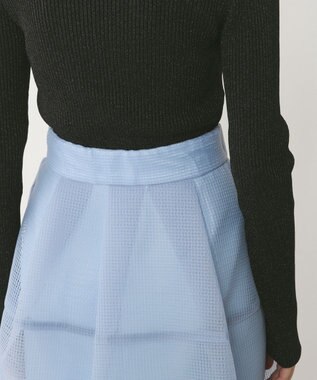 GRACE CONTINENTAL ダンボールメッシュスカート ブルー