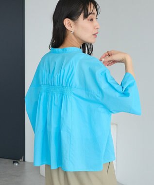 CRAFT STANDARD BOUTIQUE バックギャザーポンチョシャツ