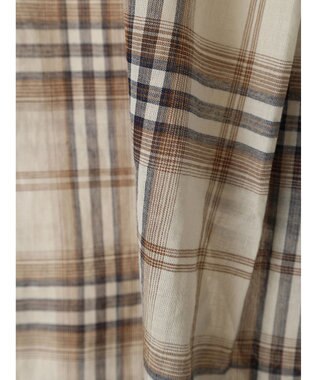 AMERICAN HOLIC 接触冷感Ｗポケットボイルシャツ Check Ivory