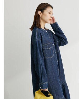Green Parks ・ＳＵＧＡＲ　ＳＰＯＯＮ　デニムウエスタンワンピース One Wash
