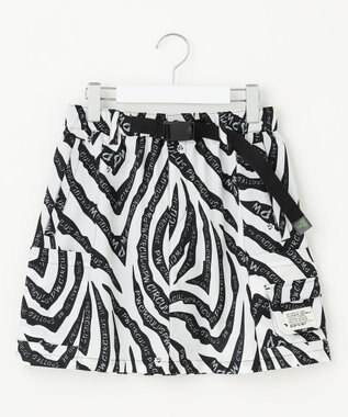 PW CIRCULUS 【高通気 / 軽撥水 / 軽量のDotAir 使用】【WOMEN】ゼブラ柄スカート ゴルフウェア レディース ブラック系5