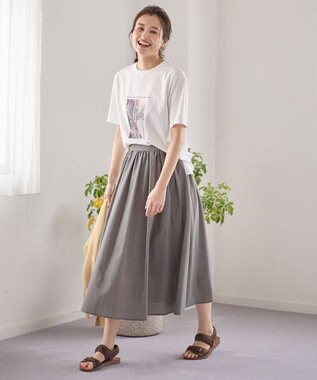 ANY オーガビッツアソートプリントTシャツ ピンクフォト