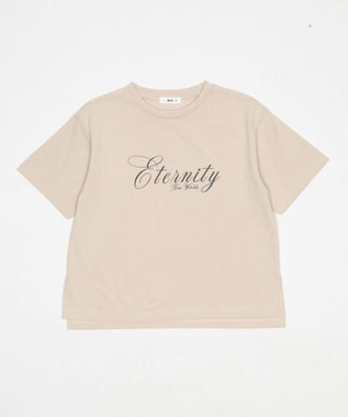 WEGO 【2026春夏新作】接触冷感プリントロゴT ベージュ