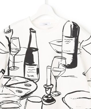 ICB L 【30th ANNIVERSARY】 MILANO プリントTシャツ オフホワイト系