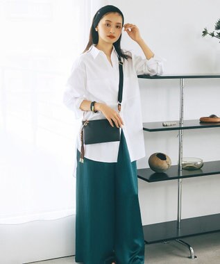 TOPKAPI 【Breath TOPKAPI】RIPPLE リプル コードチャーム付き ミニ ショルダーバッグ ブラック