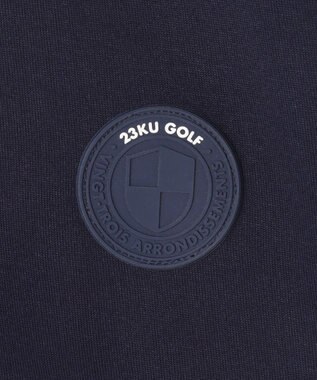 23区GOLF 【WOMEN】ロゴ衿 スタンドブルゾン ネイビー系