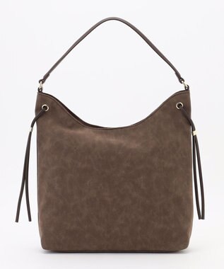 【A4サイズ収納可】スエードワンショルダーバッグ