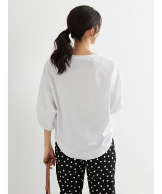 AMERICAN HOLIC 袖ボリューム半袖カットプルオーバー Off White