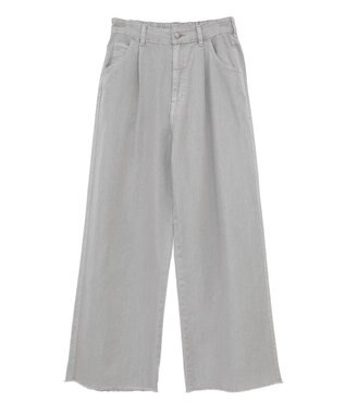 Green Parks カラーピグメントパンツ Light Gray