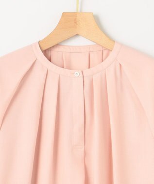 組曲 S 【WEB限定】シアーカルゼ ドルマンスリーブ ブラウス ピンク系