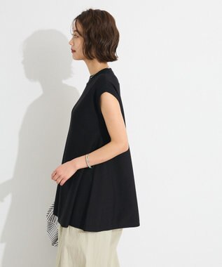 CRAFT STANDARD BOUTIQUE ファンクショナルノースリーブフレアニットプルオーバー Black