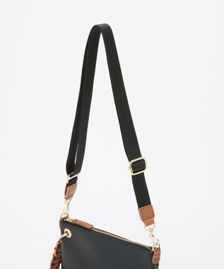 TOPKAPI 【Breath TOPKAPI】RIPPLE リプル コードチャーム付き ミニ ショルダーバッグ ブラック