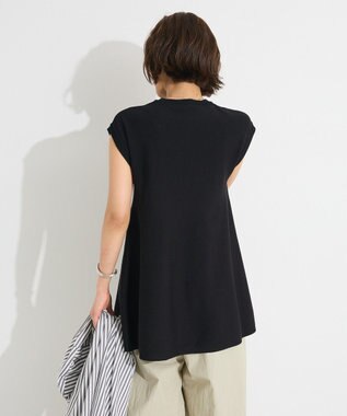 CRAFT STANDARD BOUTIQUE ファンクショナルノースリーブフレアニットプルオーバー Black