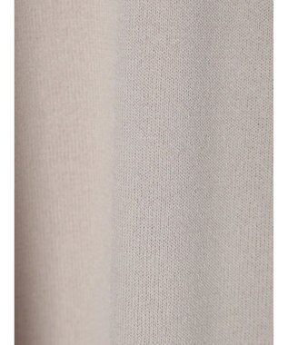 CRAFT STANDARD BOUTIQUE ＵＶカット接触冷感半袖ニットチュニック Gray Beige