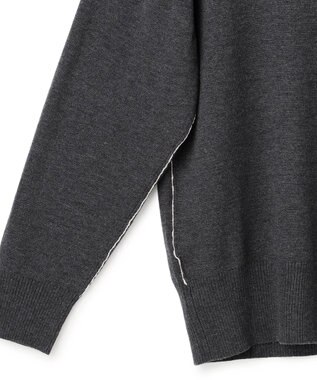 J.PRESS YORK STREET 【WOMEN】ベーシックハイゲージニット グレー系