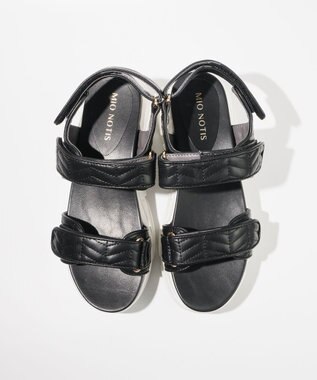 BONTRE 【MIONOTIS/ミオノティス】キルティングスポーツサンダル/50612 ブラック