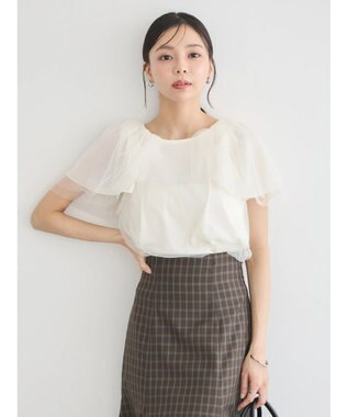 earth music&ecology チュールレイヤードプルオーバー