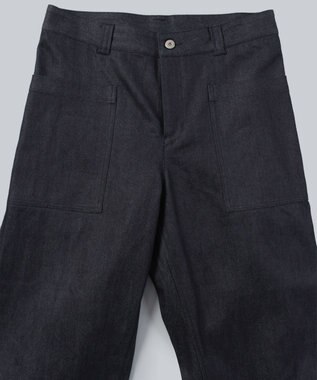 WHITE MAILS 【UNISEX】 SELVEDGE DENIM WIDE デニムパンツ コン