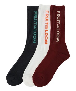 Green Parks ■ＦＲＵＩＴ　ＯＦ　ＴＨＥ　ＬＯＯＭ　３Ｐ縦ロゴソックス