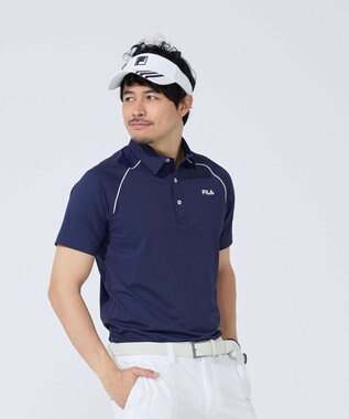 FILA GOLF／marie claire 【FILA GOLF】ラグラン半袖ポロシャツ