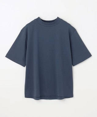 ANY 【接触冷感/UVケア】マルチファンクションモックネックTシャツ ネイビー