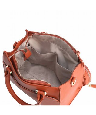 ACE BAGS & LUGGAGE Jewelna Rose ヴィクシー ハンドバッグ 16232 ジュエルナローズ オレンジブラウン