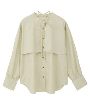 CRAFT STANDARD BOUTIQUE ヨークデザインシャツ Light Beige