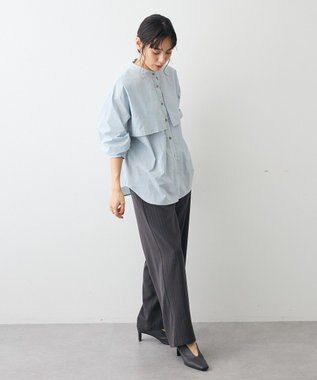 CRAFT STANDARD BOUTIQUE ヨークデザインシャツ Blue Green