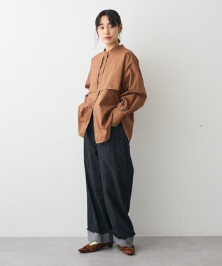 CRAFT STANDARD BOUTIQUE ヨークデザインシャツ Mocha