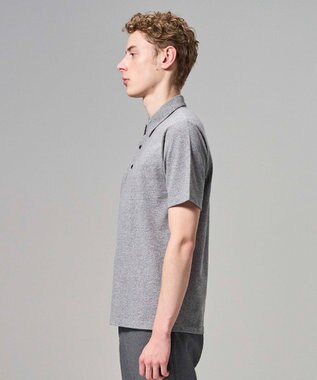 JOSEPH HOMME 【WEB・一部店舗限定 】 シェードウィーブ　ポロシャツ ライトグレー系
