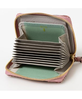 UNBILLION ペルケ perche / ダイヤモンドパイソン・ジャバラカートウォレット ピンク