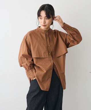CRAFT STANDARD BOUTIQUE ヨークデザインシャツ Mocha
