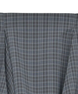 earth music&ecology ハイウエストランダムティアードチェックスカート Check Gray