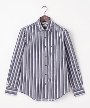 JOSEPH ABBOUD 【オーガニックコットン】オーガニックコードストライプ シャツ