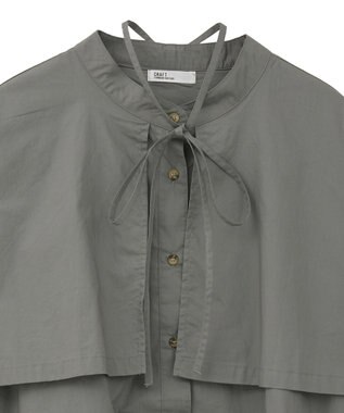 CRAFT STANDARD BOUTIQUE ヨークデザインシャツ Dark Gray