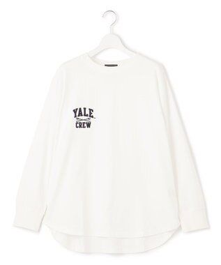 J.PRESS YORK STREET 【WOMEN】YALE × J.PRESS YORK STREET コラボワンポイントTシャツ ホワイト系