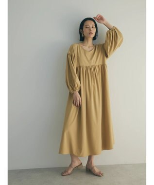 Green Parks armonia．２ｗａｙ袖ボリュームワンピース Beige