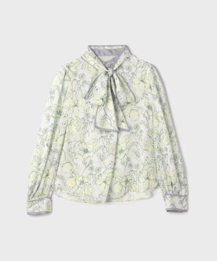 GRACE CONTINENTAL フルーツフラワープリントトップ イエロー