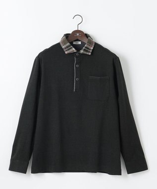 JOSEPH ABBOUD 【キングサイズ・保温性/滑らかな肌触り/多機能ポロシャツ】 ウィンターダディー ポロシャツ カーキ系4