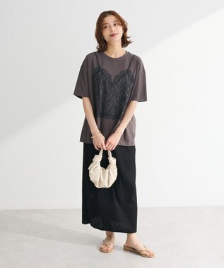 Green Parks ・ＳＵＧＡＲ　ＳＰＯＯＮ　トロンプルイユＴＥＥ Charcoal Gray