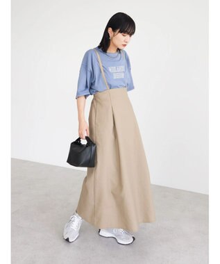 Green Parks サス付きスカート Beige