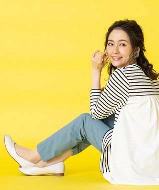 Tiaclasse 【日本製・洗える】穿き心地抜群のシェルタリングドライパンツ サックス