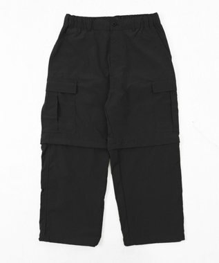 WEGO 【セットアップ対応ITEM】2WAYリップストップカーゴパンツ ブラック