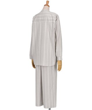 ワコール／睡眠科学 パジャマ 長袖 長ズボン 綿混(本体) 【睡眠科学×mintdesigns】 レディース YDX604 睡眠科学／ワコール ベージュ