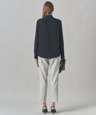 ICB 【UVカット・洗える】ウール2WAYストレッチ ドロストパンツ トープ系