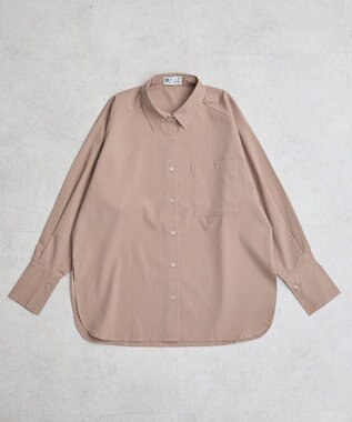 earth music&ecology ２ｗａｙマントスリーブシャツ Mocha