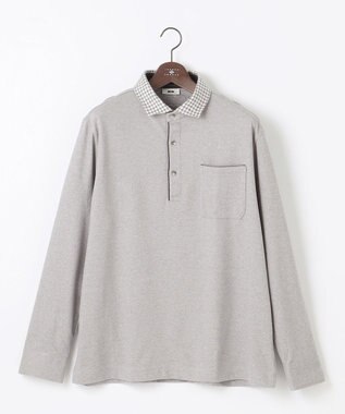 JOSEPH ABBOUD 【キングサイズ・保温性/滑らかな肌触り/多機能ポロシャツ】 ウィンターダディー ポロシャツ ライトグレー系3