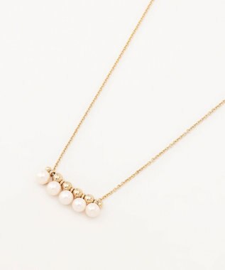 23区 アコヤパール ネックレス ゴールド系